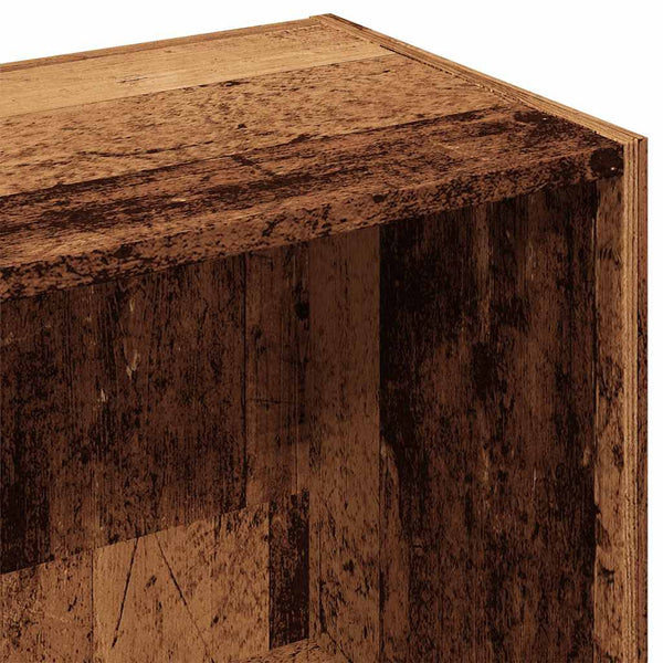Vanha puu kirjakaappi Anasztaszia 36x30x143cm (engineered wood)