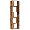 Bücherregal aus Altholz Filadelfia 45x24x159cm (Holzdesign)