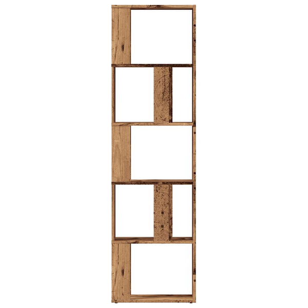 Bücherregal aus Altholz Filadelfia 45x24x159cm (Holzdesign)
