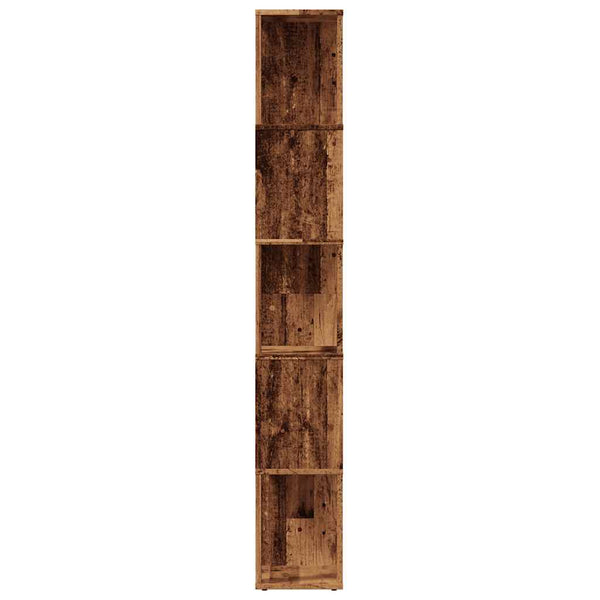 Bücherregal aus Altholz Filadelfia 45x24x159cm (Holzdesign)