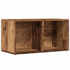 Alte LP-Aufbewahrungsbox aus Holz Milii 69,5x34x36cm (designtes Holz)