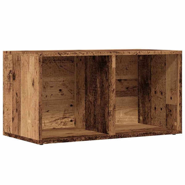 Alte LP-Aufbewahrungsbox aus Holz Milii 69,5x34x36cm (designtes Holz)