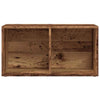 Alte LP-Aufbewahrungsbox aus Holz Milii 69,5x34x36cm (designtes Holz)