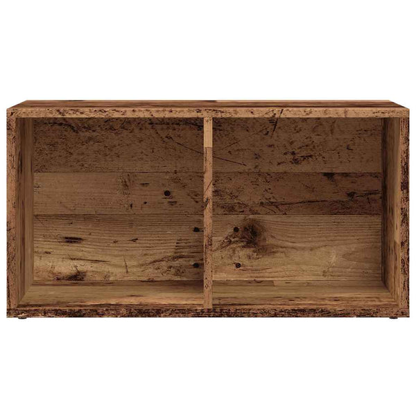 Alte LP-Aufbewahrungsbox aus Holz Milii 69,5x34x36cm (designtes Holz)