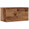 Alte LP-Aufbewahrungsbox aus Holz Milii 69,5x34x36cm (designtes Holz)