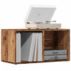 Alte LP-Aufbewahrungsbox aus Holz Milii 69,5x34x36cm (designtes Holz)