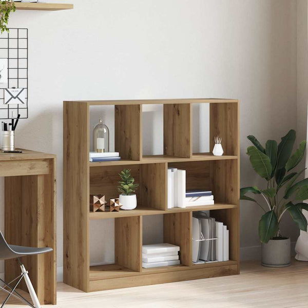 Handgemachter Bücherschrank Eiche Simbrioara 97,5x29,5x100cm (Holz)