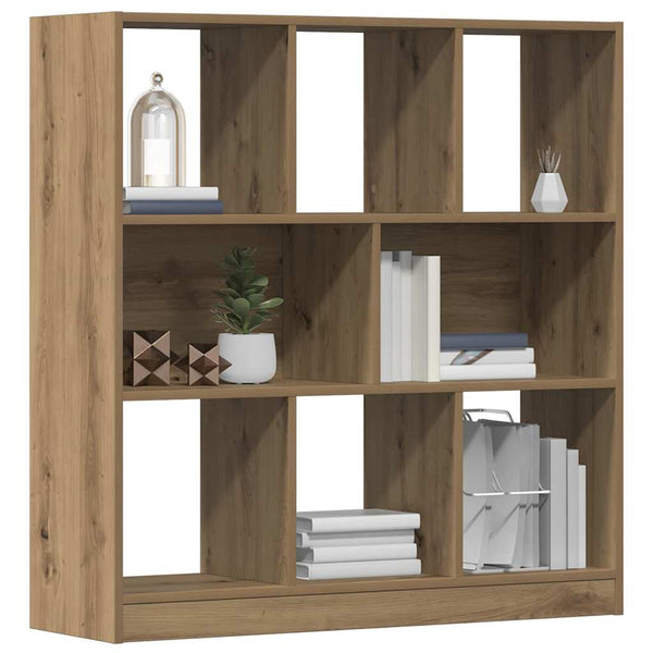 Handgemachter Bücherschrank Eiche Simbrioara 97,5x29,5x100cm (Holz)
