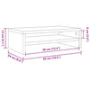 Reisad Dekoration aus altem Holz, 42x24x13cm (Spanplatte)