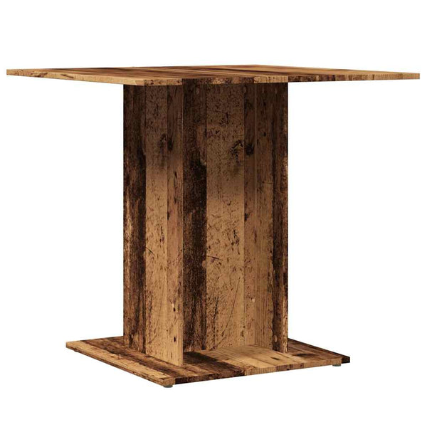 Esstisch Niculaiu aus Altholz 80x80x75cm (Spanplatte)