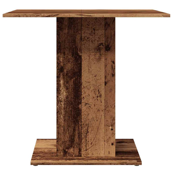 Esstisch Niculaiu aus Altholz 80x80x75cm (Spanplatte)