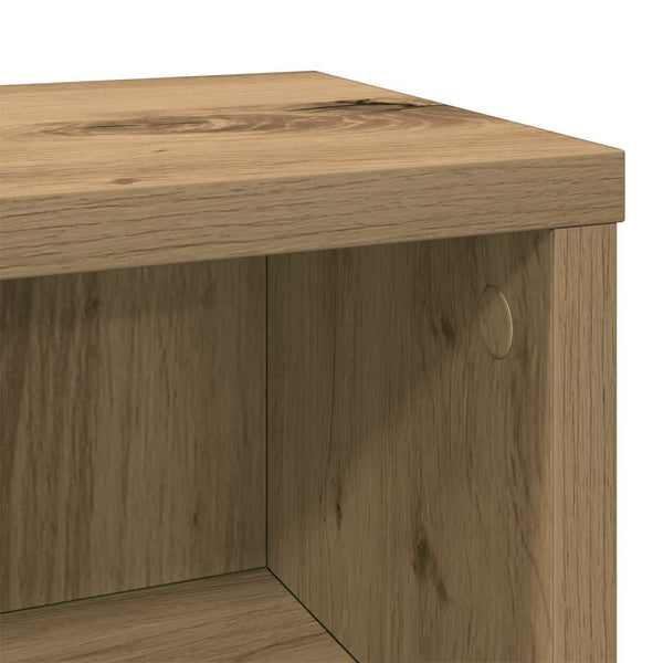 Eichen-CD-Regal, handgefertigt von Valyana, 21x20x88cm (Holz)