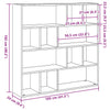 Altes Holzregal/Raumteiler Provian 105x24x102cm