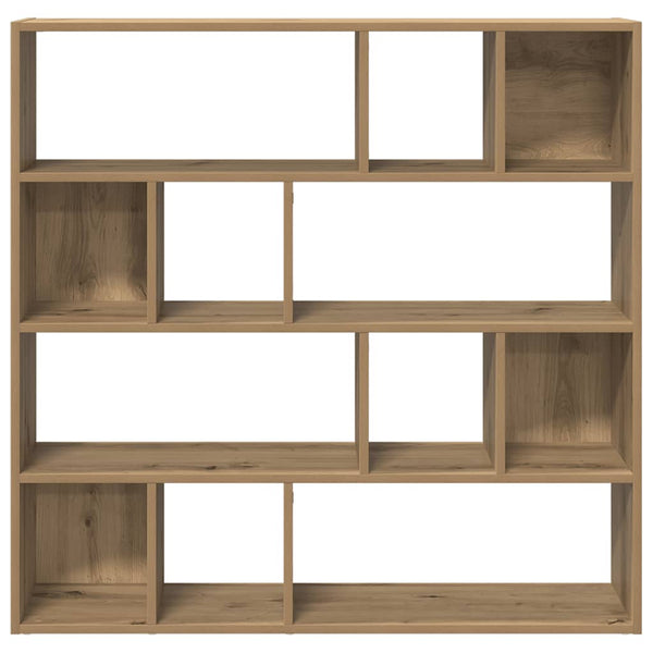 Handwerker-Bücherregal/-Raumteiler aus Eiche Provian 105x24x102cm