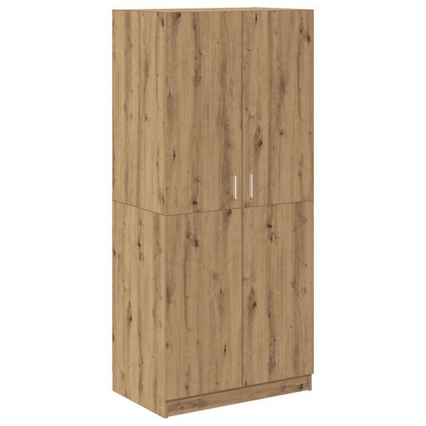 Kleiderschrank Altobrando Eiche Artisan 80x52x180cm (Spanplatte)