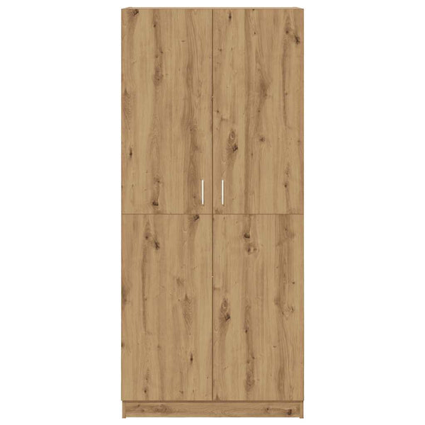 Kleiderschrank Altobrando Eiche Artisan 80x52x180cm (Spanplatte)