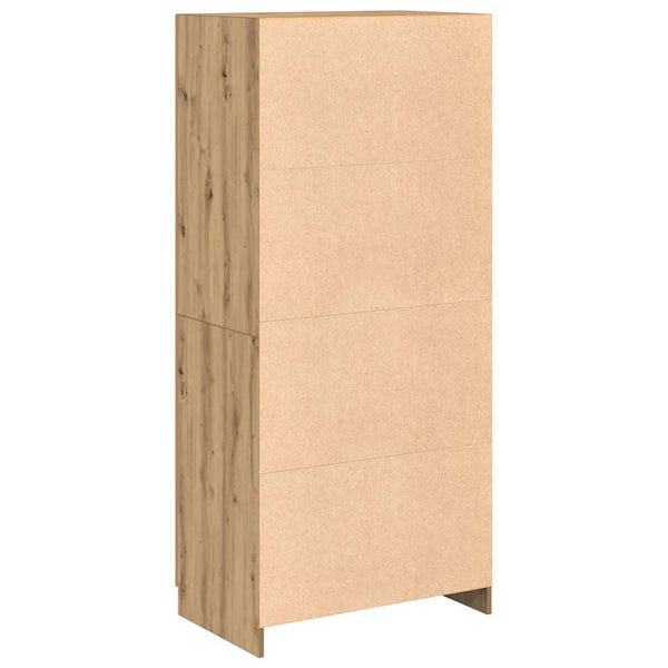 Kleiderschrank Altobrando Eiche Artisan 80x52x180cm (Spanplatte)