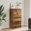 Kommode Licxanadra 50x34x96cm (mit 6 Schubladen Altholz Spanplatte)