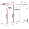 Alte Holzkommode Stevca 91x28x75cm (Holz)