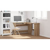 Kunsthandwerker Eiche Eckschreibtisch Sictimiu 120x140x75cm (Holz)