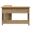 Kunsthandwerker Eiche Eckschreibtisch Sictimiu 120x140x75cm (Holz)