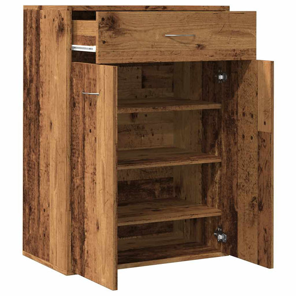 Alte Holzschuhschrank Verovian 60x35x84cm (Spanplatte)