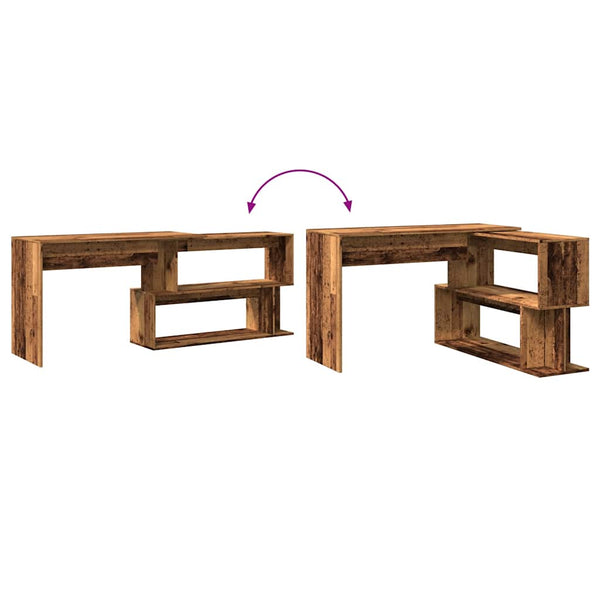 Alter Holztisch Helviga 200,5x50x76cm (konstruiertes Holz)