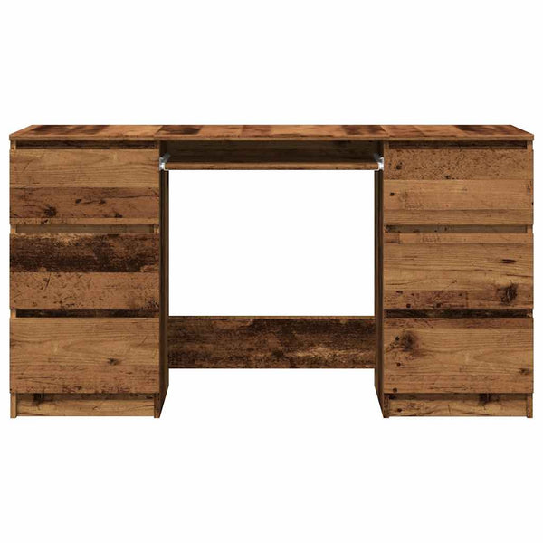 Antiker Holzschreibtisch, altes Holz Angelus 140x50x77cm (Spanplatte)
