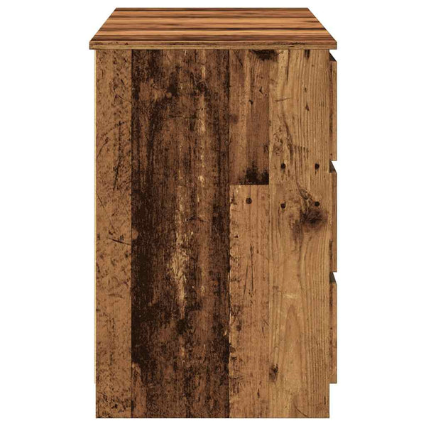 Antiker Holzschreibtisch, altes Holz Angelus 140x50x77cm (Spanplatte)