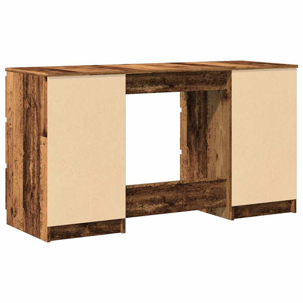 Antiker Holzschreibtisch, altes Holz Angelus 140x50x77cm (Spanplatte)
