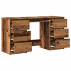 Antiker Holzschreibtisch, altes Holz Angelus 140x50x77cm (Spanplatte)