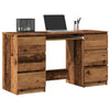 Antiker Holzschreibtisch, altes Holz Angelus 140x50x77cm (Spanplatte)