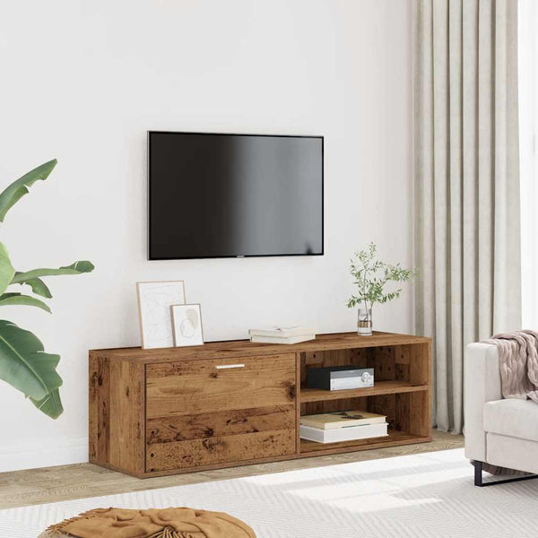 TV-Bank Benona aus Altholz 120x34x37cm (Spanplatte)