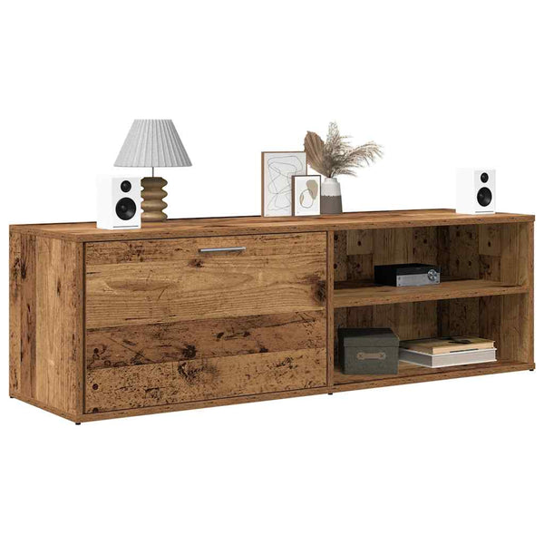 TV-Bank Benona aus Altholz 120x34x37cm (Spanplatte)