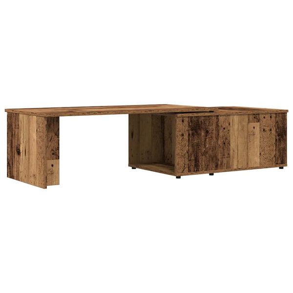 Alter Couchtisch aus Holz, Maße 150x50x35cm (Spanplatte)
