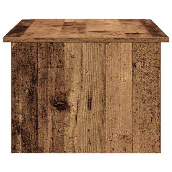 Alter Couchtisch aus Holz, Maße 150x50x35cm (Spanplatte)