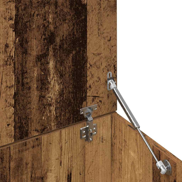 Alter Couchtisch aus Holz, Maße 150x50x35cm (Spanplatte)