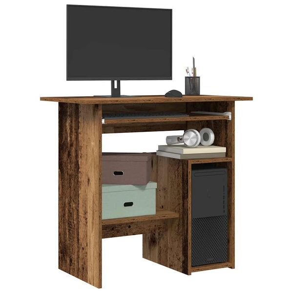 Alter Holzschreibtisch Seiden 80x45x74cm (Spanplatte)