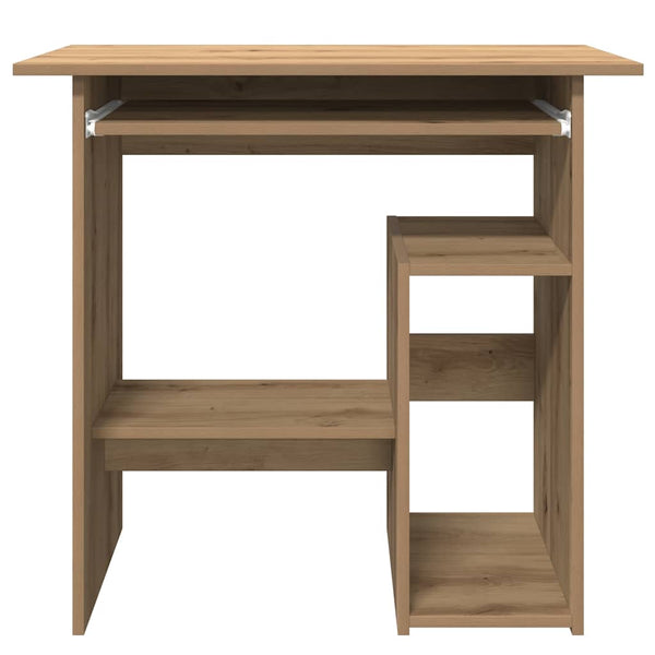 Eichendesign-Schreibtisch Seiden 80x45x74cm (Holz)