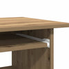 Eichendesign-Schreibtisch Seiden 80x45x74cm (Holz)
