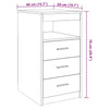 Alter Holzschrank Slavita 40x50x76cm (Holz)