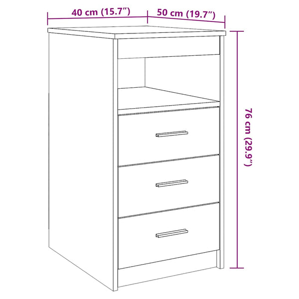Alter Holzschrank Slavita 40x50x76cm (Holz)