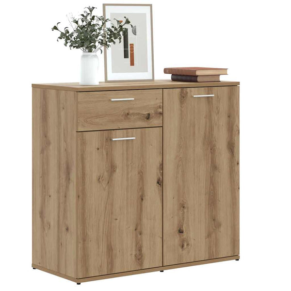 Handwerker Eiche Sideboard Bayko 80x36x75cm (Spanplatte)