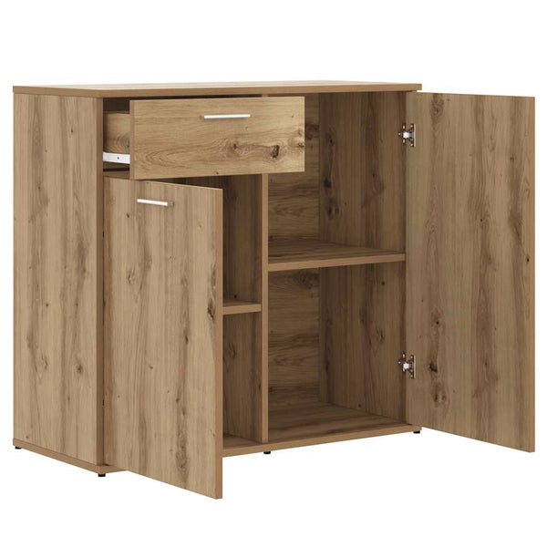 Handwerker Eiche Sideboard Bayko 80x36x75cm (Spanplatte)