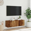 TV-Wandschrank Jayde aus Altholz 100x30x30cm (Holz)