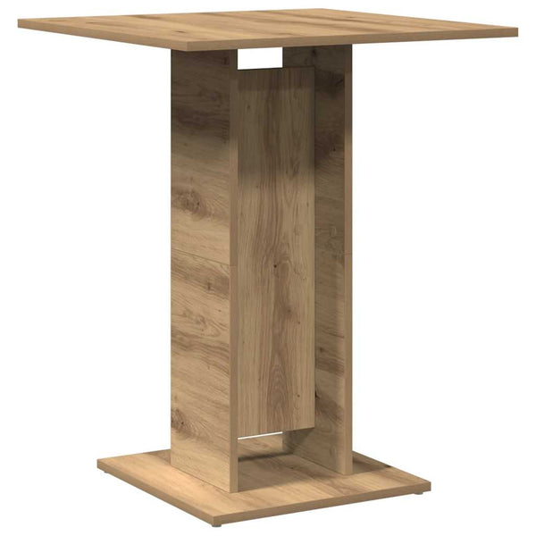 Handgemachter Eichen-Bistrotisch Panahi 60x60x75cm (Spanplatte)