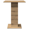 Handgemachter Eichen-Bistrotisch Panahi 60x60x75cm (Spanplatte)