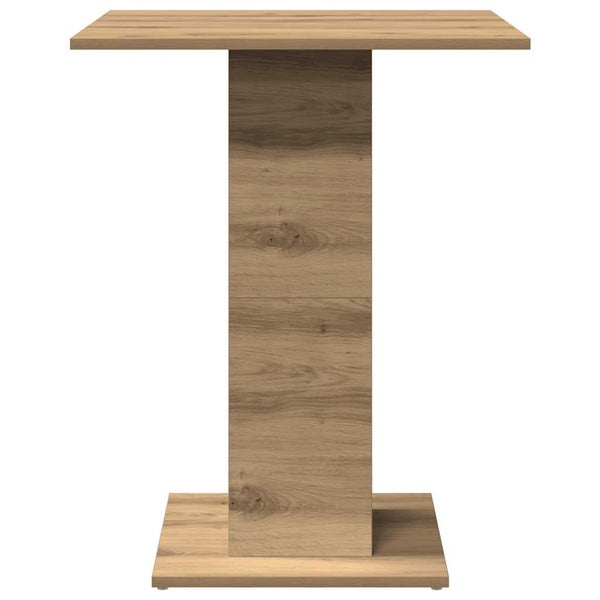 Handgemachter Eichen-Bistrotisch Panahi 60x60x75cm (Spanplatte)