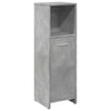 Betongrauer Badschrank Bizera 30x30x95cm (Spanplatte)