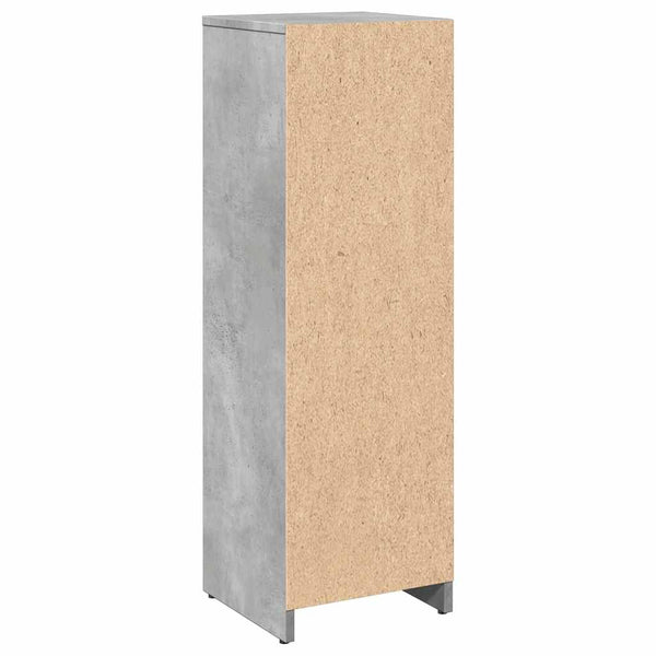 Betongrauer Badschrank Bizera 30x30x95cm (Spanplatte)